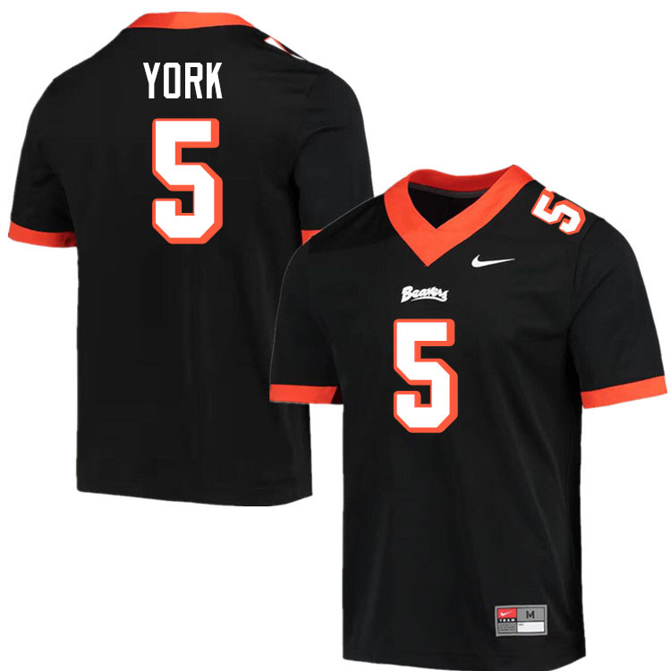 Men #5 Amarion York Oregon State Beavers College Football Jerseys Stitched-Throwback